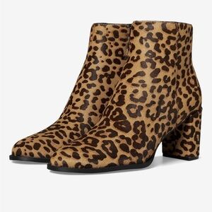Leopard Print Ankle Boots